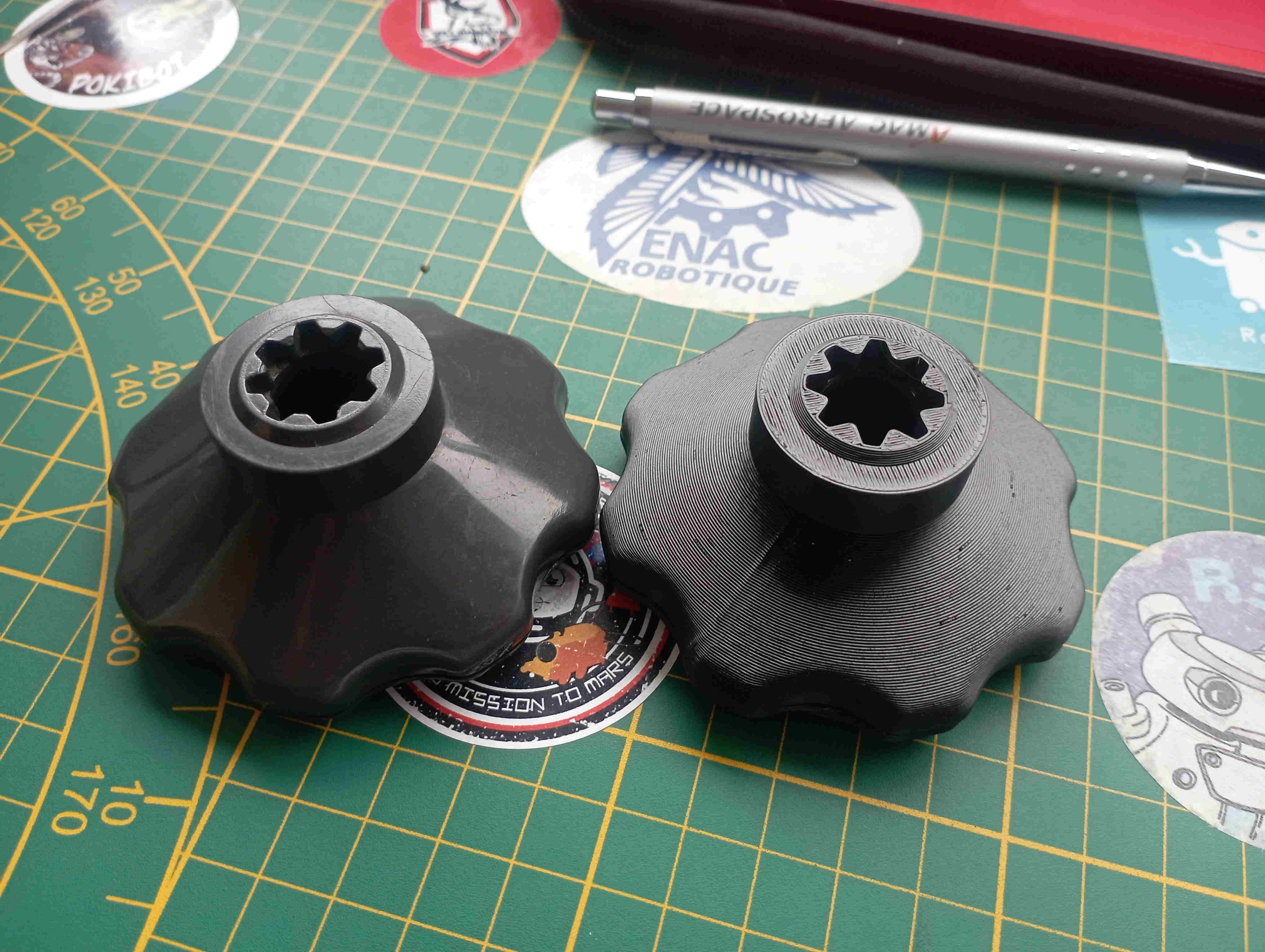 Impression poignée siège